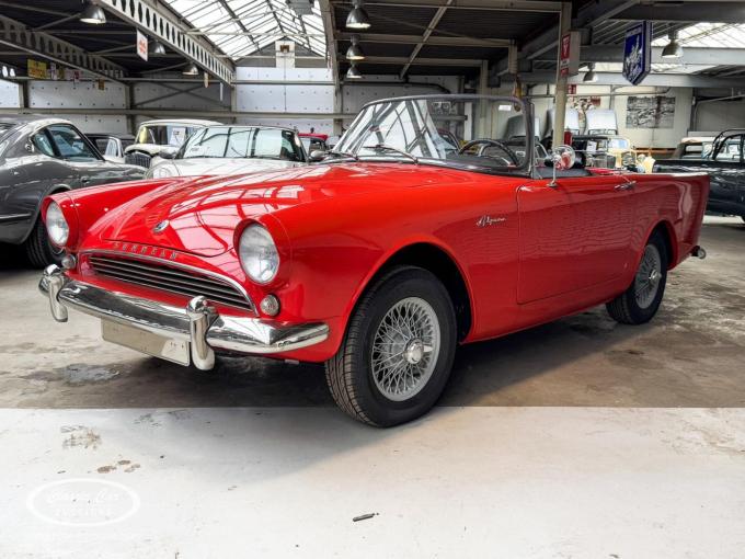 Sunbeam Alpine roadster (très beau!) de 1962