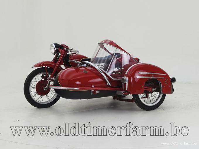 Moto Guzzi Falcone + Sidecar '53 CH2607 de 1953