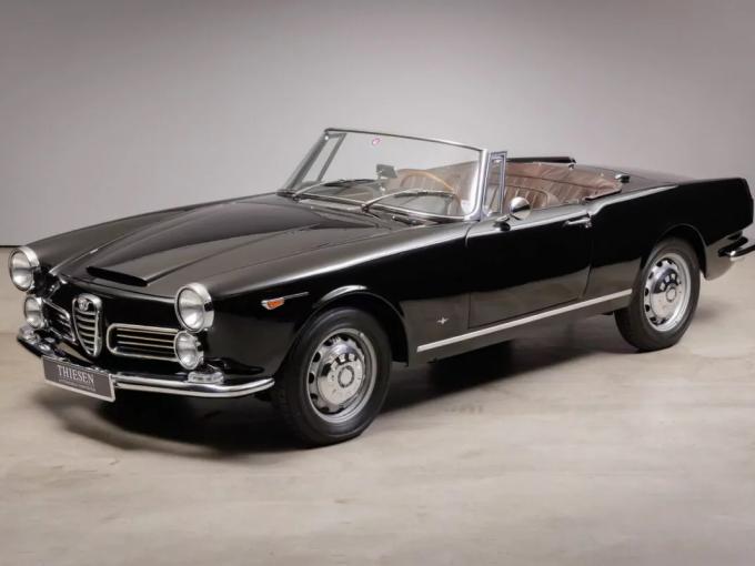 Alfa Roméo 2600 Spider Touring de 1963