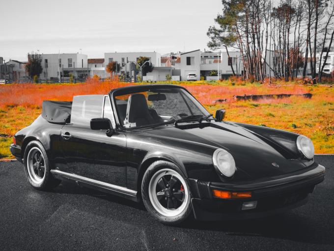 Porsche 911 3.2l, cabriolet boîte G50 de 1987