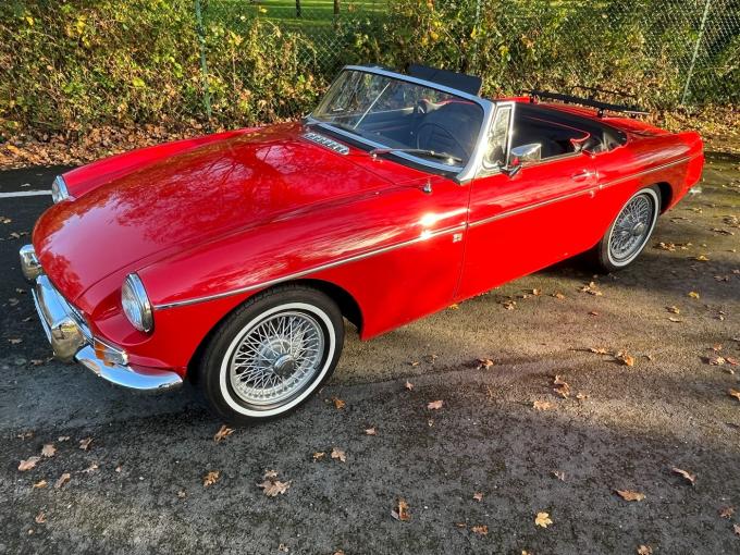 MG B roadster overdrive de 1969