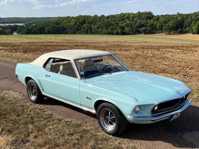 Ford Mustang V8 Coupé Code F de 1969