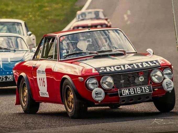 Lancia Fulvia 1600 HF Fanalone icône du rallye de 1970