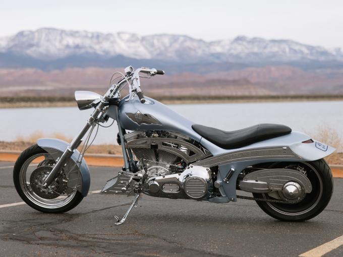 Moto Harley Davidson Softail “Blue Steel” ex Johnny Hallyday de 1990