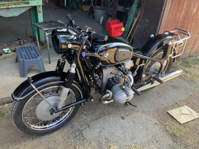 Moto BMW R69S de 1968