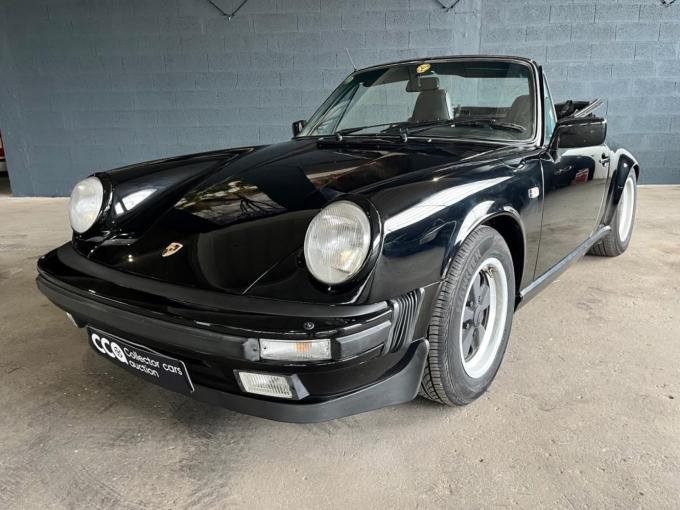 Porsche 911 type G Carrera 3.2L cabriolet de 1988
