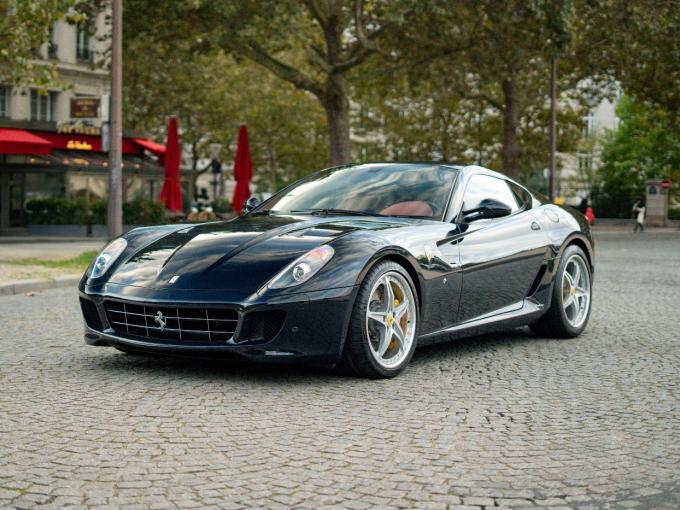 Ferrari 599 HGTE USINE *Bleu Pozzi* de 2012