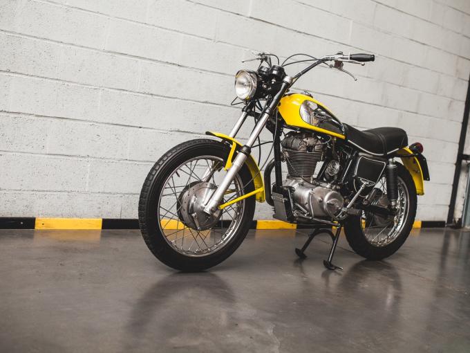 Moto Ducati 450 Scrambler de 1971