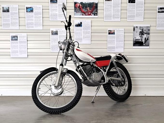 Moto yamaha TY 125 de 1976