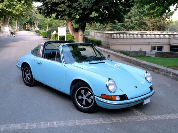 Porsche 911 Targa 2.4T Gulf Blue  de 1972