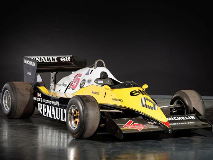Proto/compétition Monoplace Renault RE 40-04 Formule 1 de 1983