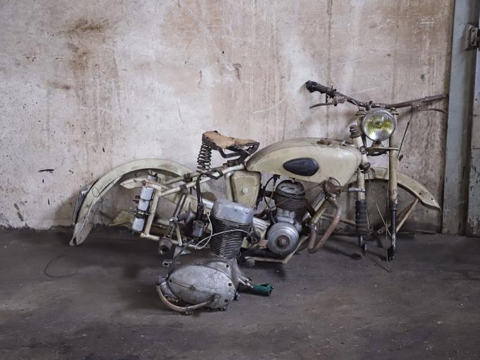 Moto Motobécane C45S de 1950