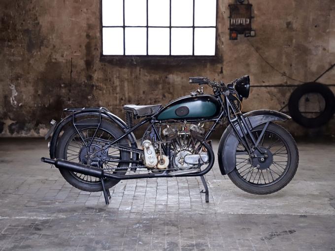 Moto  René Gillet 750 Type G1 de 1930