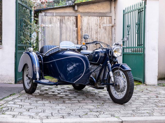 Moto BMW « R60/80 » Série 2 Side Car de 1967