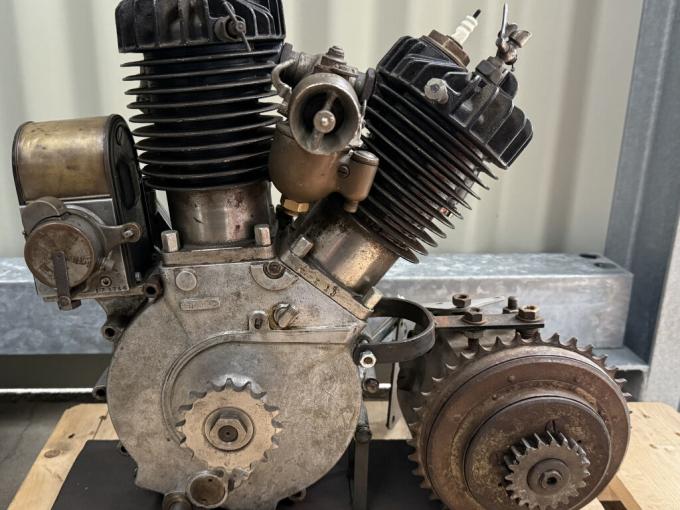 Moto  Moteur V-twin Indian de 0