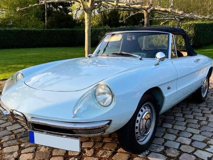 Alfa Roméo Spider Duetto Coda longa 100% d'origine - Exceptionnelle de 1967