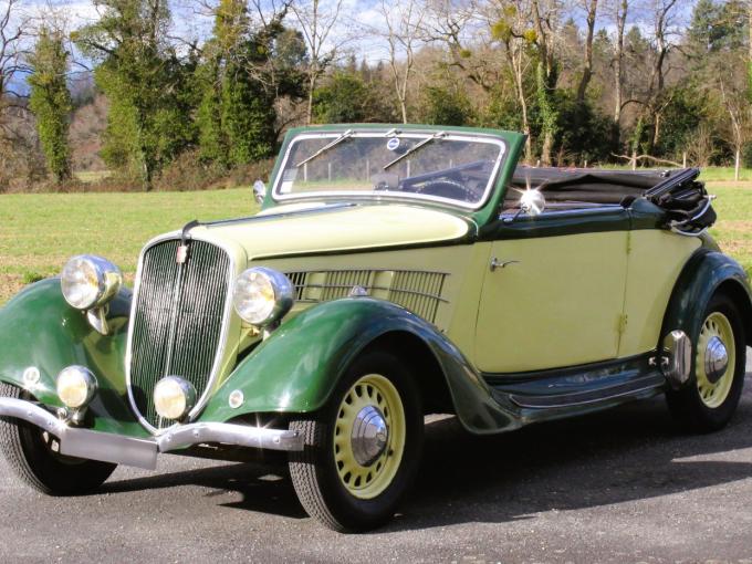 Simca 518 SIMCA FIAT 11CV 518 ARDITA de 1936