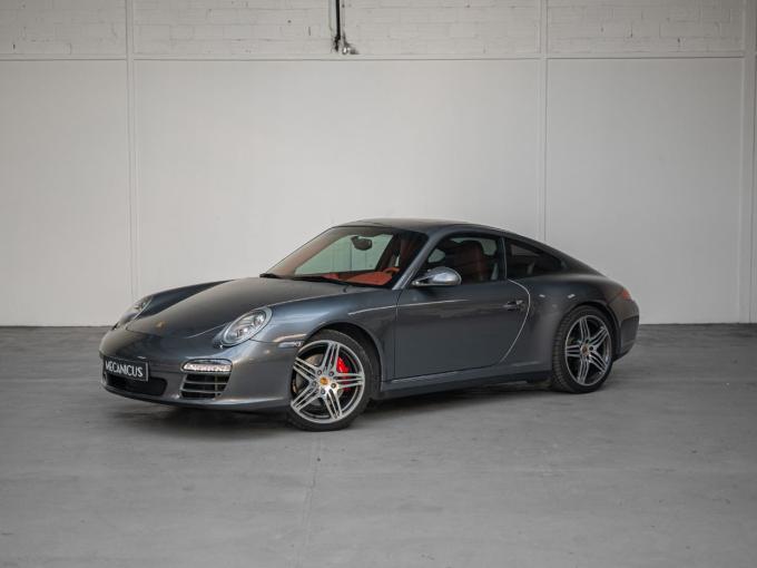 Porsche 997 .2 carrera 4S PDK *Gris M&eacute;t&eacute;or / Terracota / PPF de 2009