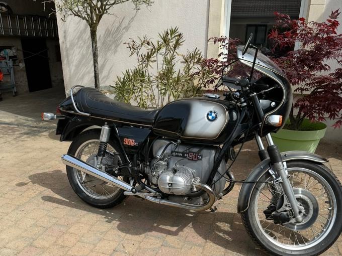 Moto BMW R90S silver smoke de 1974
