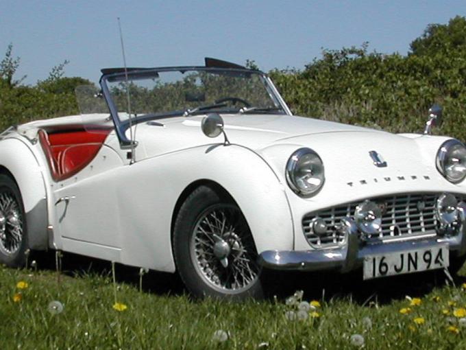 Triumph TR3 TR3A avec overdrive de 1959