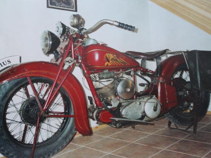 Moto Indian Sport Scout 45ci de 1939