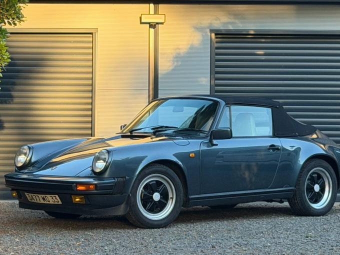 Porsche 911 3.2 G50 Cabriolet SONAUTO DOSSIER COMPLET de 1988