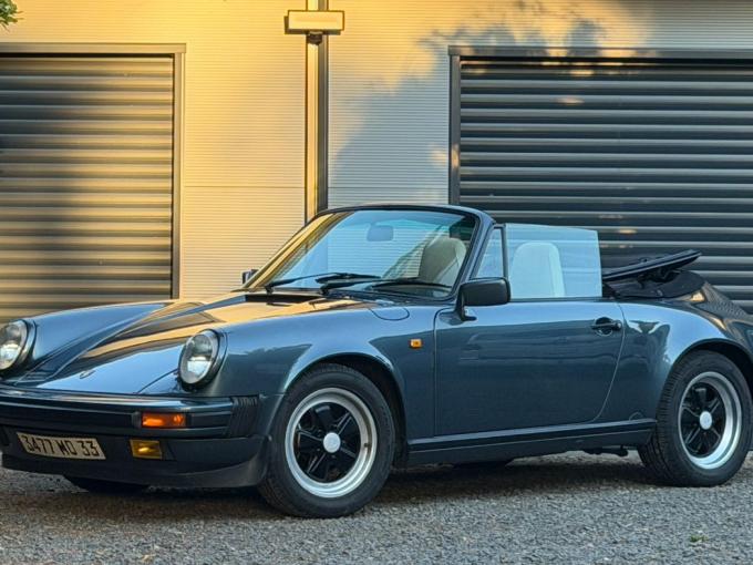 Porsche 911 3.2 G50 Cabriolet SONAUTO DOSSIER COMPLET de 1988