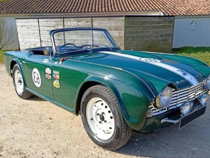 Triumph TR4 sport 2 weber 40 perfo de 1963