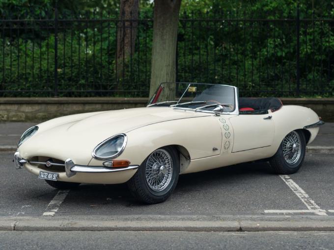 Jaguar Type E 3,8L cabriolet de Bernard Consten de 1961