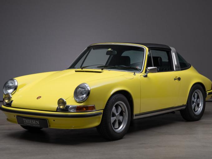 Porsche 911 S Targa 2,4 Ölklappe de 1972