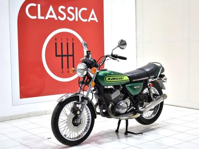 Moto Kawazaki 400 S3 de 1974