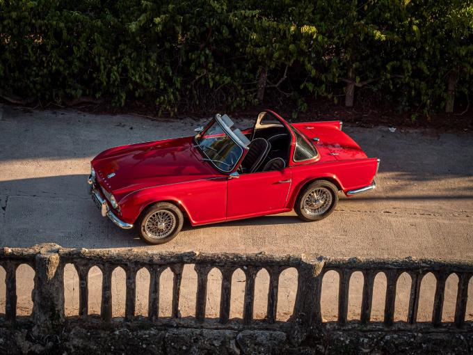 Triumph TR4 Surrey top de 1962