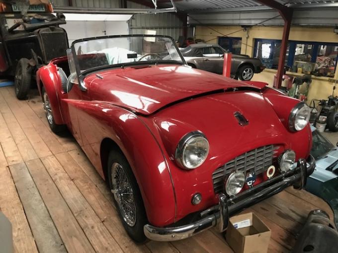 Triumph TR3 Petite Bouche de 1957