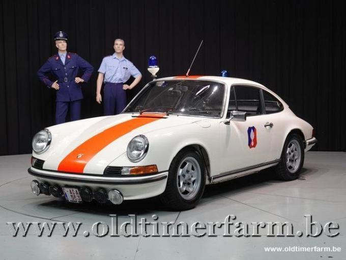 Porsche 911 2.4 E Coupé Belgische Rijkswacht '73 de 1973