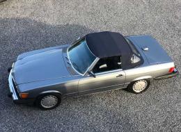 Mercedes-Benz SL 560 Cabriolet 1987 , Pearl Grey Metallic ,4 Places