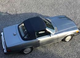 Mercedes-Benz SL 560 Cabriolet 1987 , Pearl Grey Metallic ,4 Places