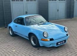 Porsche 911 E Bleu Gulf Coupé