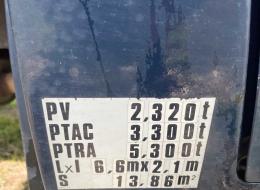 Ford Transit porte voiture ferm&eacute;e