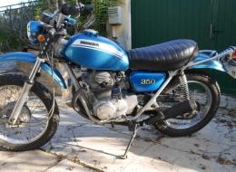 Moto Honda 350 SL K1  de 1972