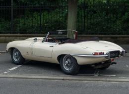 Jaguar Type E 3,8L cabriolet de Bernard Consten