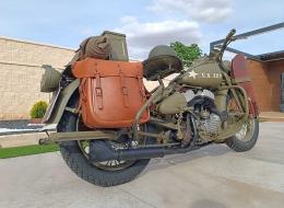 Moto Harley Davidson 20 T 1920 avec sidecar